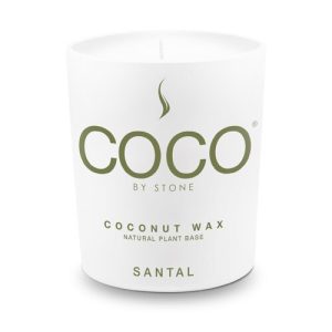 COCO by Stone Coconut Wax Candle Santal -- 11 oz